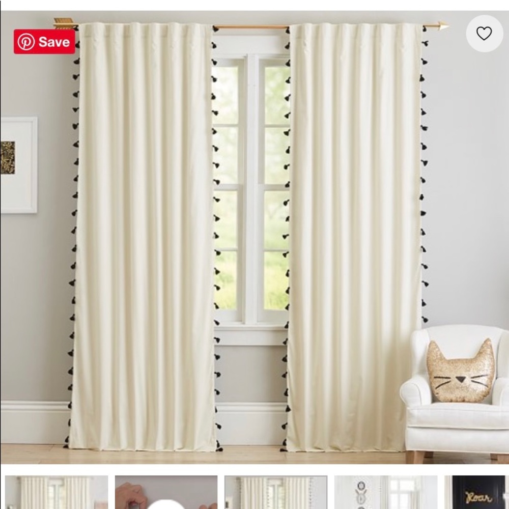 Pottery Barn Kids-Emily & Merritt Blackout curtain